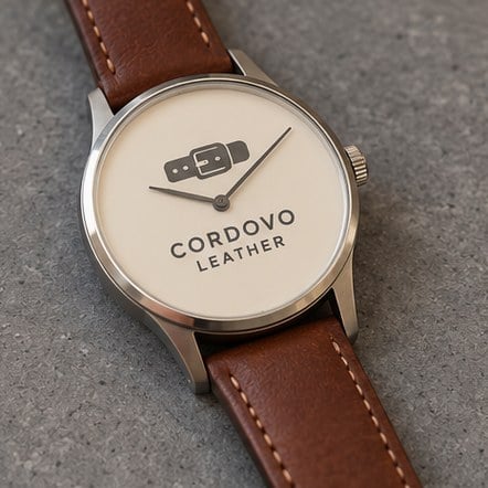 Custom Leather-Strap Watches